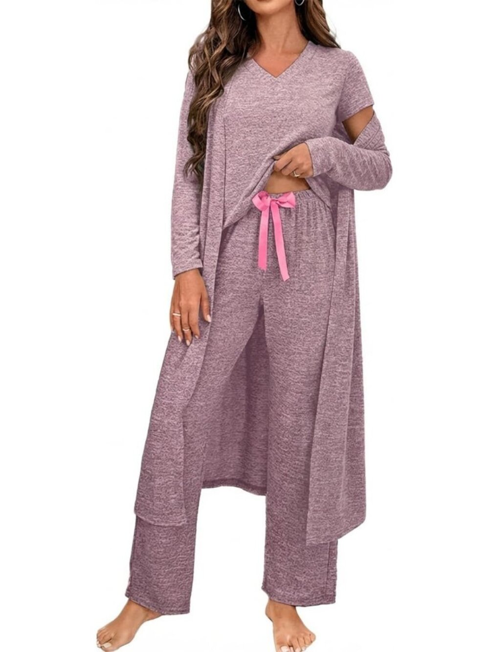 Cozy 3-Piece Women's Pajama Set | Soft Loungewear for Sleep & Relaxation